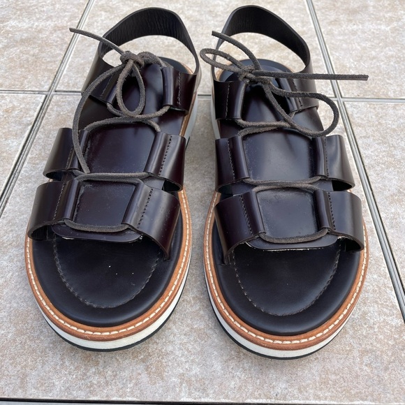 Giorgio Armani Leather Sandals main image 12